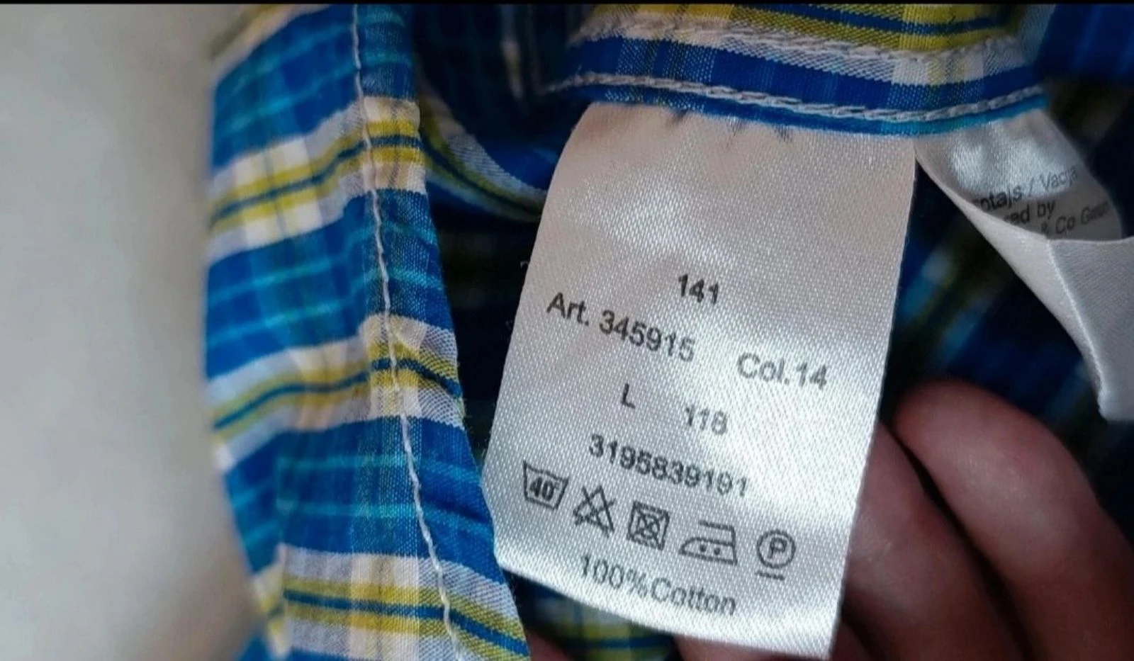 Camel Active men's short Sleeve Blue/white 100% cotton Size L – photo 10